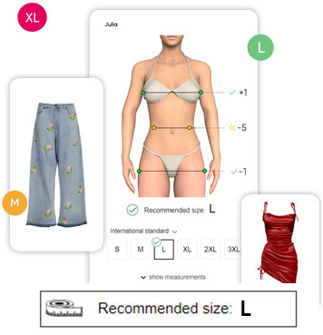 looksize online sizing solution